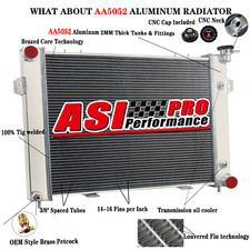 Aluminum Radiator Fit 1993-1997 Jeep Grand Cherokee 5.2l V8 Gas