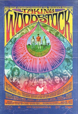 cinema Filmkarte 10x14cm TAKING WOODSTOCK 2009 Demetri Martin Paul Dano Ang Lee
