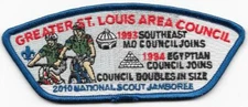 2010 National Jamboree Greater St. Louis Area Council Strip CSP JSP Boy Scouts 2