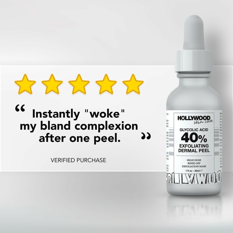 Curated visual reference: Visual Reference: Glycolic Acid Chemical Face Peel Kit Medical Grade Aha Pure