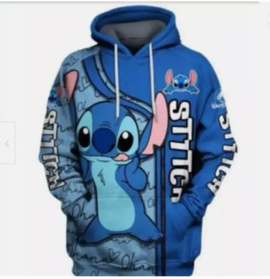 Stitch Lovers Lilo And Stitch Movie 3D HOODIE HALLOWEEN GIFT  BEST PRICE US SIZE