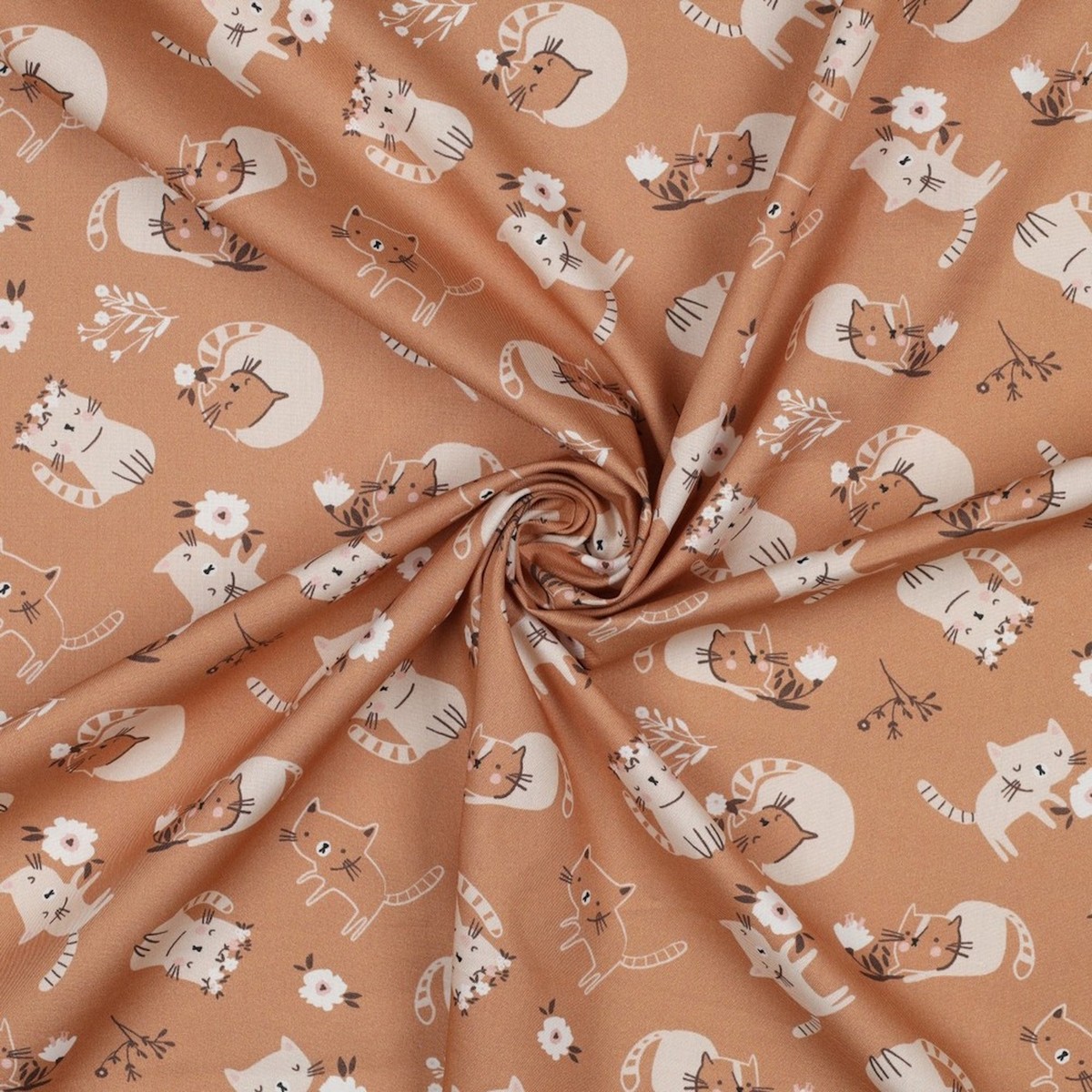 Baumwolle Stoff Stoff Katzenmotiv Baumwollstoff Stoff Meterware