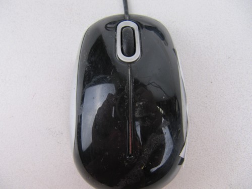 USB Mouse Wired Corded Optical Black Button Scroll Wheel Vento MS-633U Mini - Picture 2 of 5