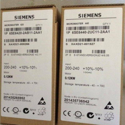 6SE6420-2UC11-2AA1 SIEMENS MICROMASTER420 Without Filter Brand New!Spot Goods Zy