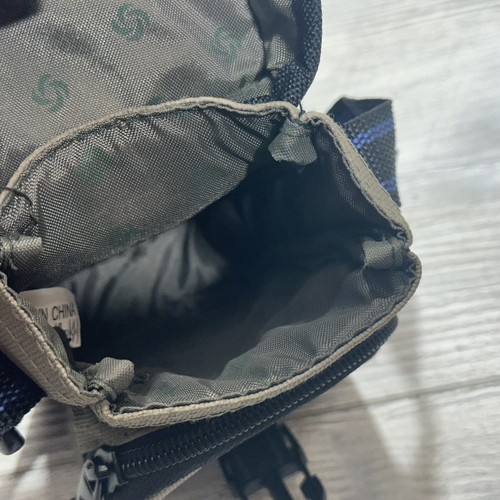 Samsonite Camera Pouch Tan with Blue Cross Body with Strap - Picture 6 of 7