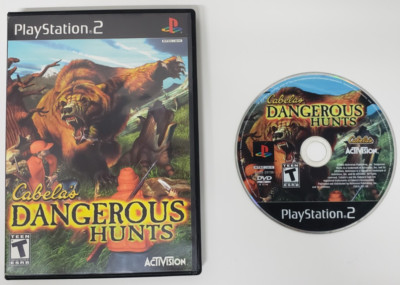 Cabela's Dangerous Hunts (Sony PlayStation 2, 2003) Disc and Case No Manual