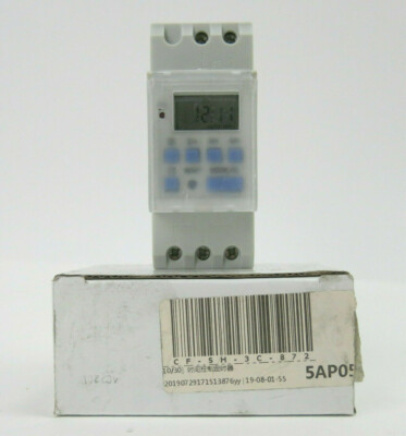  Electronic Weekly Programmable Timer Relay Switch #5AP0546 with LCD 