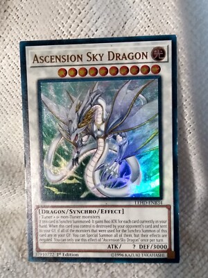 Yu-Gi-Oh! - Ascension Sky Dragon -Ultra Rare -LEHD-ENB34 1st Ed