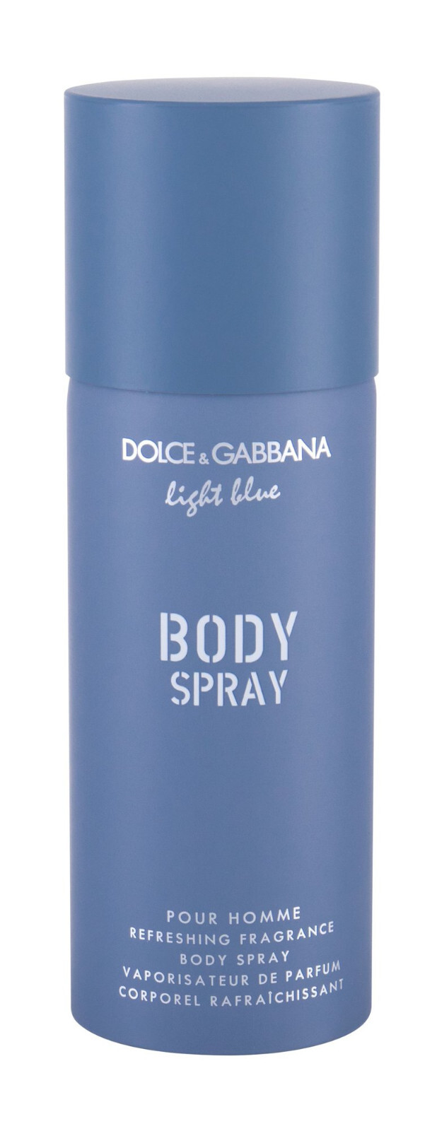 DOLCE & GABBANA Light Blue Pour Homme Body Spray 4.2 Ounce *SEALED BOX*