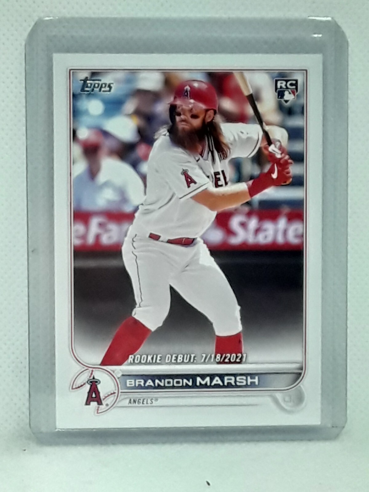 Brandon Marsh 2022 Topps Update Baseball #US35 Rookie Debut - Los Angeles Angels