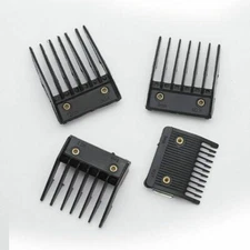 4Pcs Hair Clipper Metal Clip Guides Limit Combs Guards Replacement Set For WAHL