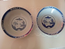 COPPIA DI PIATTI A COPPA  PORCELLANA CINESE PERFETTE CONDIZIONI. Dipinti A Mano.