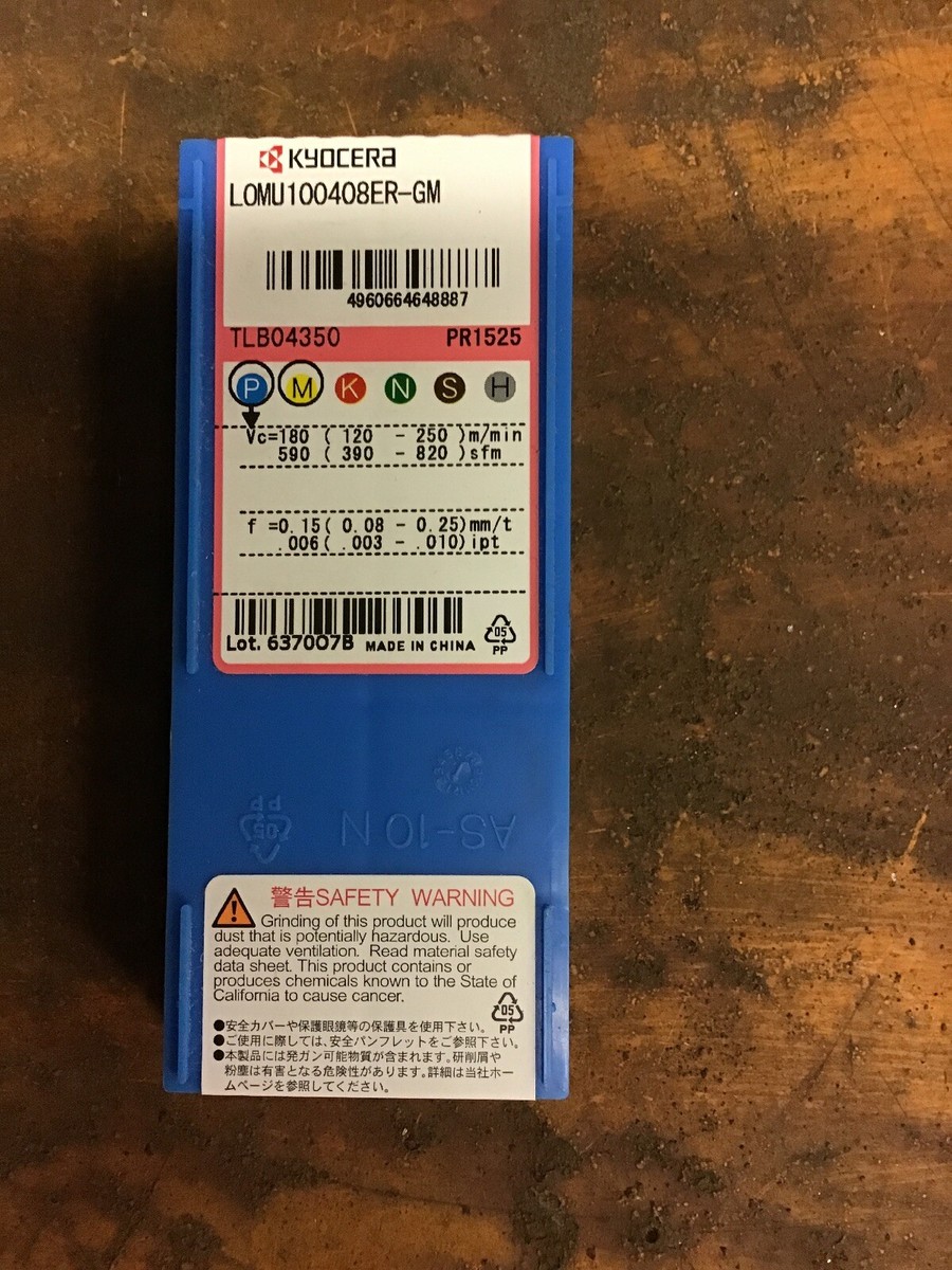 10 KIENINGER INSERTI Per La Fresatura Cphx 080310 ER-WG0 LCPK15M Nuovo - Foto 4