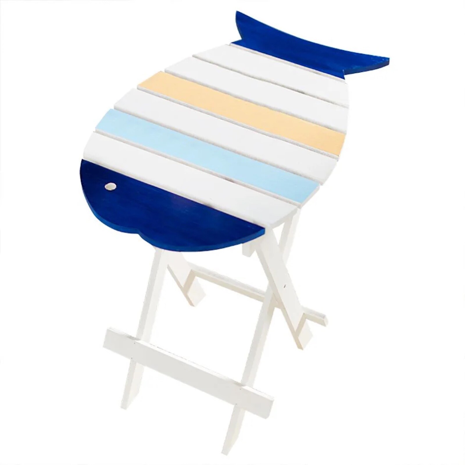 FISH Accent Table Foldable Furniture Indoor Outdoor Patio Porch Deck ...