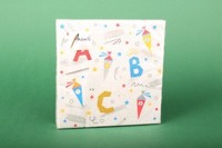 "Servietten \"Abc\" 33X33 Cm Ambiente Schulanfang Einschulung Tischdeko"