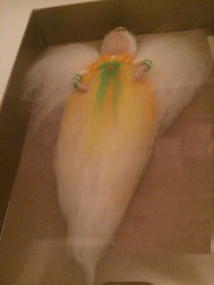 Engel Fee Christbaumschmuck Handarbeit Wolle