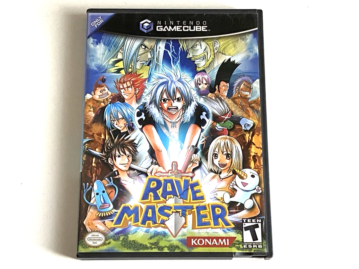 Rave Master Nintendo GameCube Good Disc Game Anime Fighting Groove