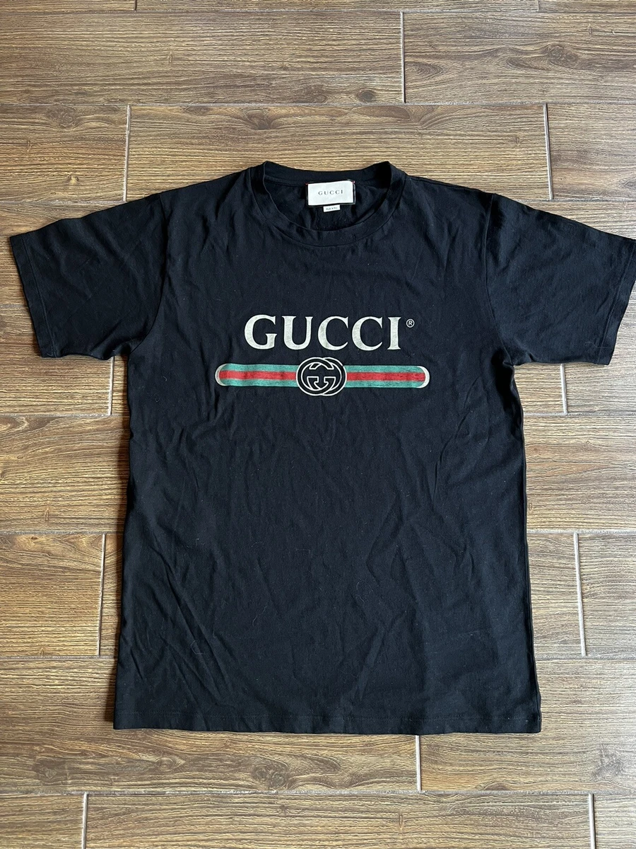 black gucci t shirt women's
