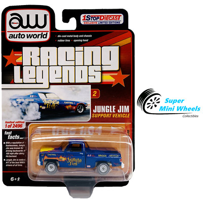 Auto World 1:64 - Rist Squarebody Jungle Jim - 1973 Chevrolet C-10 Blue