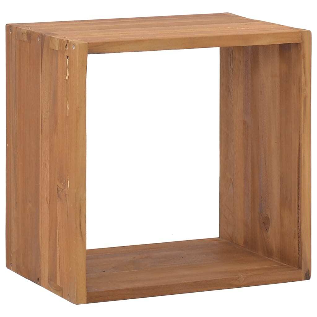 Solid Teak Wood Bedside Cabinet Bed Side Cabinet End Table Furniture vidaXL