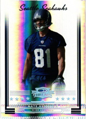 2006 Donruss Threads Century Proof Silver /100 Nate Burleson - Seahawks #104