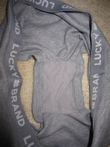Lucky Brand M womens 2pc bralette boy shorts gray waffle thermal pjs NWT - Picture 16 of 16
