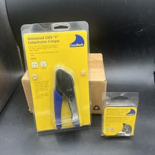 Data Shark Waterproof CATV F Compression Crimper 70014 New W/ Extra Connectors