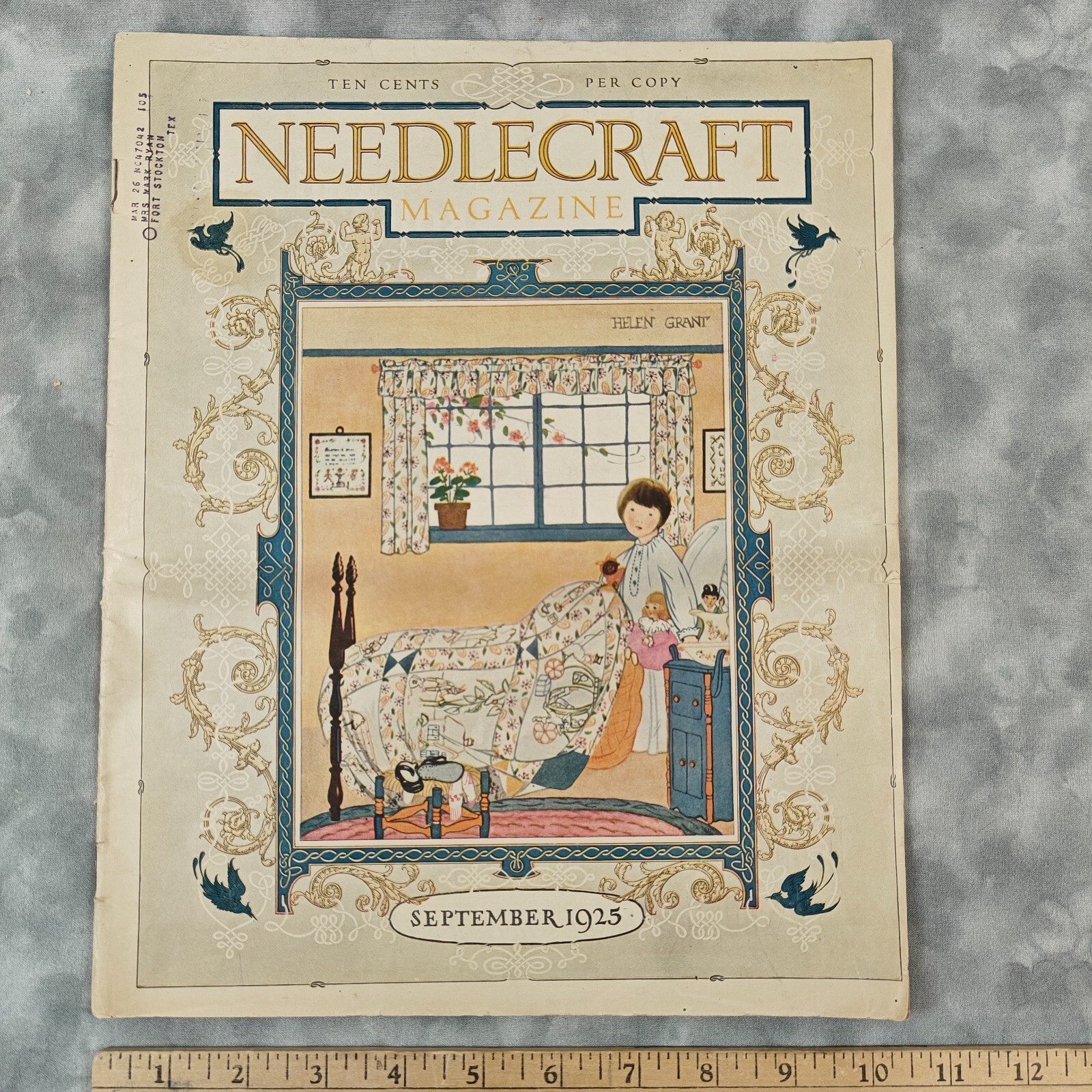 Vintage Needlecraft Magazine Sept 1925 🧶 Antique Collectible