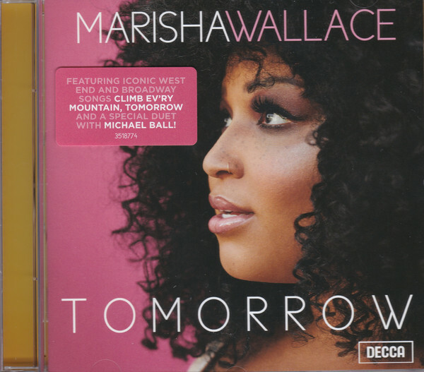 Marisha Wallace - Tomorrow (2020)  CD  NEW/SEALED  SPEEDYPOST