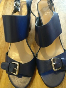 ladies blue sandals size 5