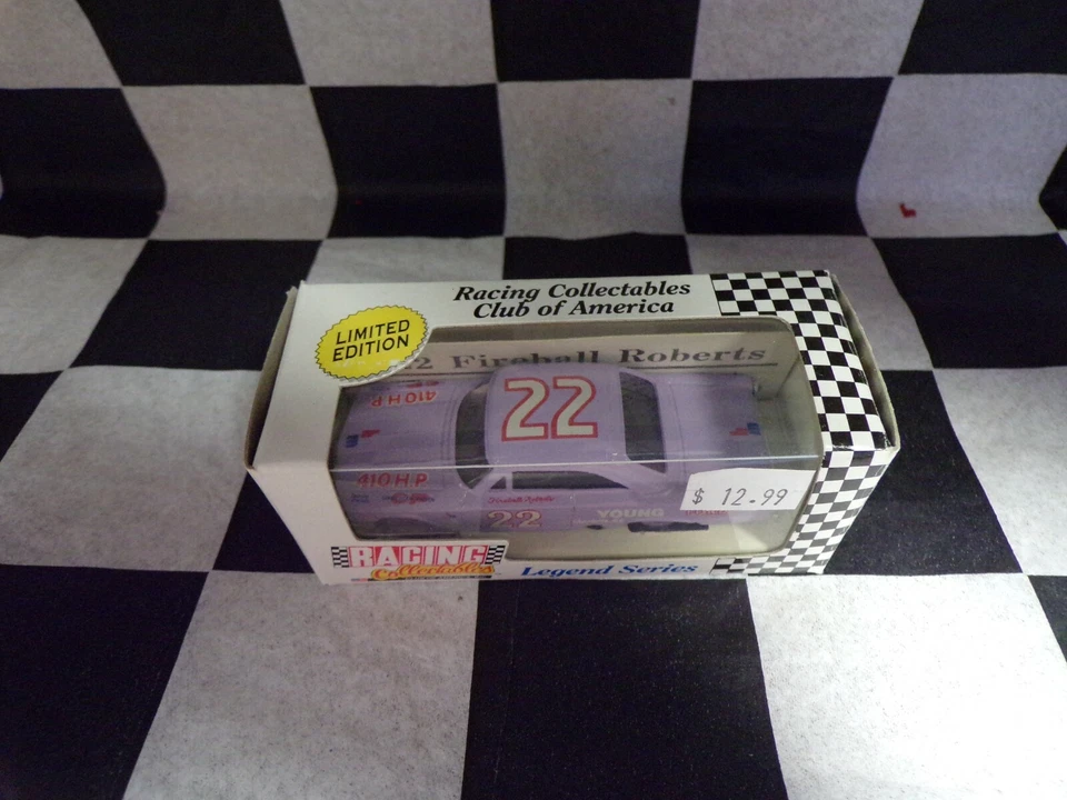 Gara Figurine Fireball Roberts #22 Leggenda Serie Nascar 1:64 Scala - Immagine 2 di 4