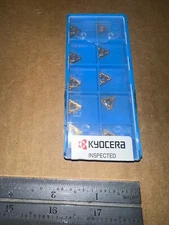 KYOCERA CARBIDE INSERTS QUANTITY 10 TCMT110208HQ TMJ40068 CCX
