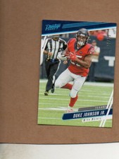 duke johnson jr houston texans 184 blue platinum 19/25 2020 prestige xtra points