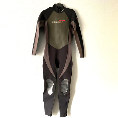 O'NEILL Men Full Wetsuit Medium Reactor Seamless Flex Zones Back Zip Up 77131