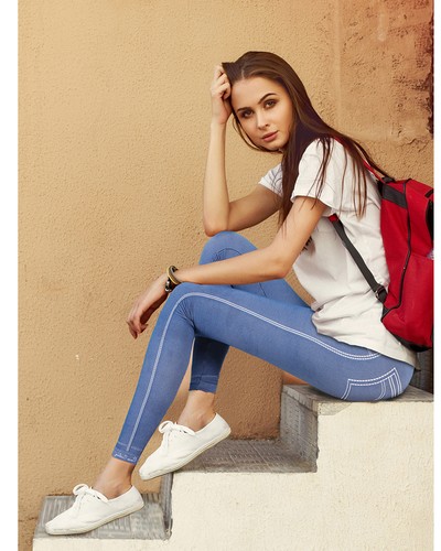 Pierre Cardin Blue Jeggings European 