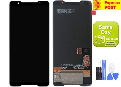 OEM ASUS ROG Phone 2 ZS660KL LCD AMOLED DISPLAY+TOUCH SCREEN DIGITIZER BLACK AU - Afbeelding 1 van 1