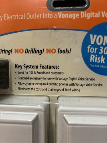 Retro Vonage Digital Voice Line DSL | Broadband / Parts Only Not Tested Sealed - Picture 2 of 16