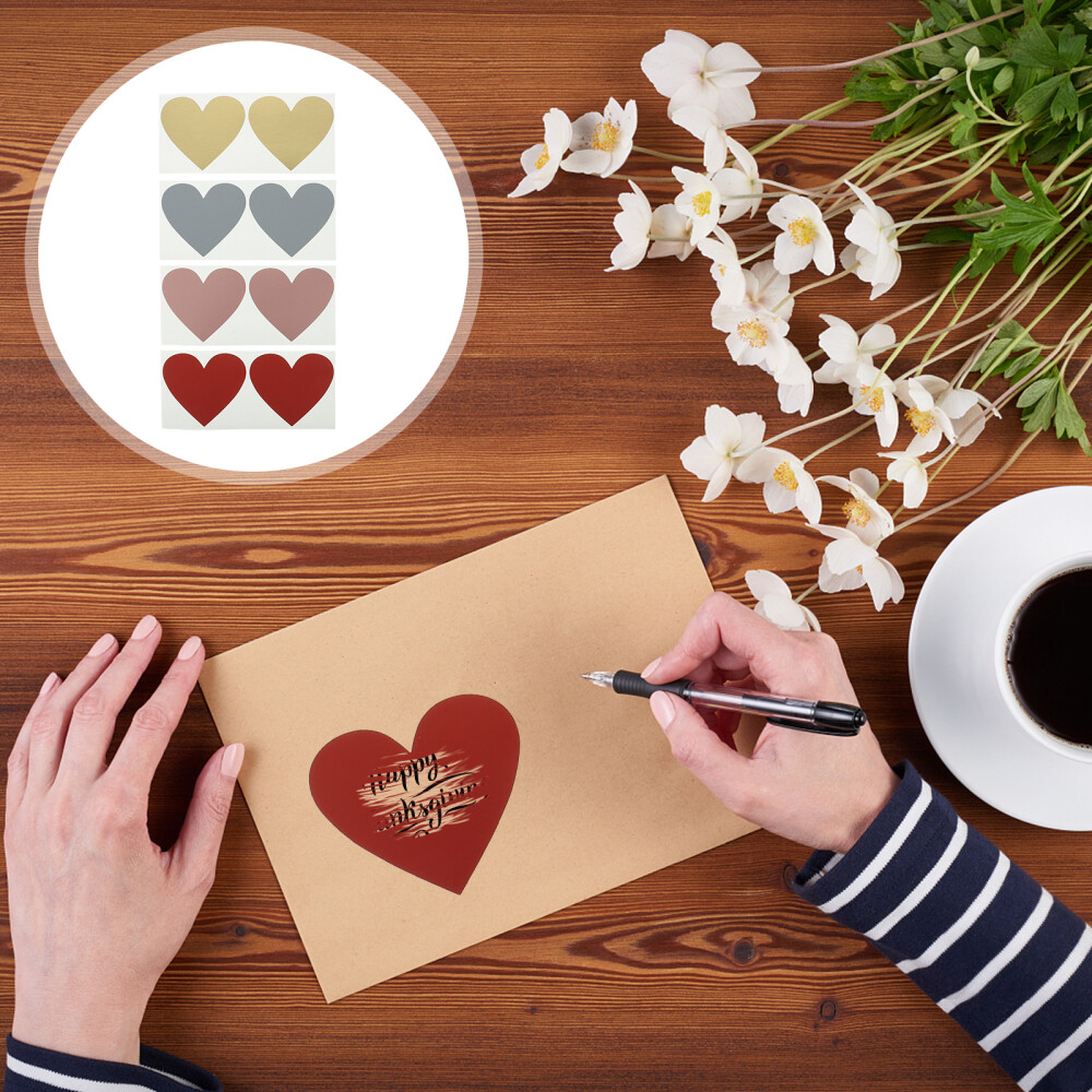 20 Sheets Seals Scratch Coated Stickers Christmas for Gifts Labels