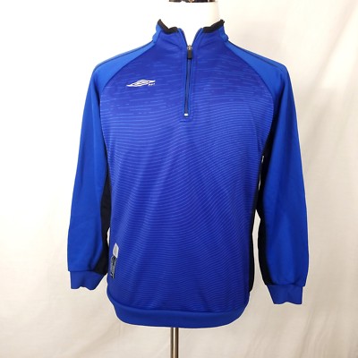 Mens UMBRO Training Jacket Size S PPT Official Team Wear 1/4