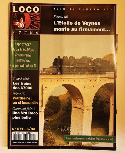 Jouet Loco revue, revue mensuelle de modelisme ferroviaire, voir tableau 73 n