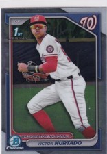 2024 Bowman Chrome Victor Hurtado 1st Bowman #bcp-223 Nationals  PWE