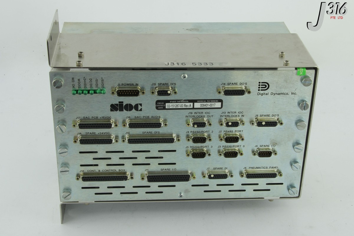5333 NOVELLUS DIGI DYNAMICS SIOC 02-151286-00 27-152970 02-151287