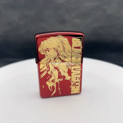 Zippo BLACK LAGOON Balalaika Hotel Moscow Red Gold Brass Japan