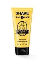 Bee Bald SHAVE Premium Shave Cream Goes On Light & Slick