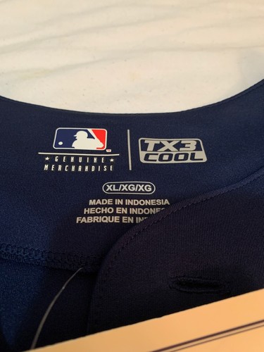 Genuine Merchandice New York Yankees Navy Collection Jersey Mens Nwt Size XL - Picture 7 of 10