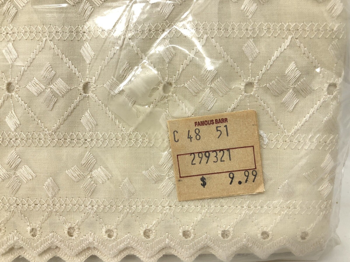 VTG 70s Lancaster Double Flat Sheet 81x96 180 thread count 50/50