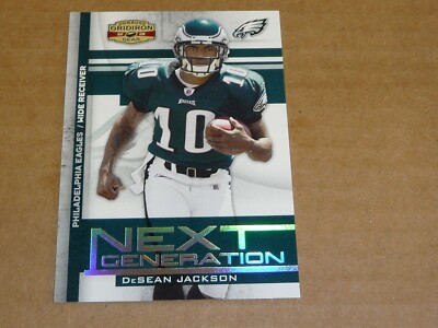 2008 Donruss Gridiron Gear DESEAN JACKSON HOLOFOIL GENERATION EAGLES /100 M3591