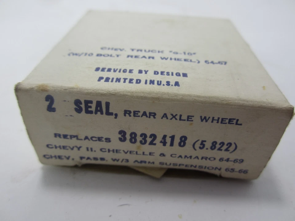 Par de vedação de roda traseira 64-11 Ford GM Chrysler Jeep BOWMAN 3832418 - Imagem 4 de 4