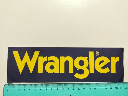 Stickers Autocollants Vintage 80s – Wrangler Boots, Made In France