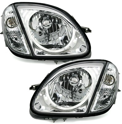 Scheinwerfer Set in Klarglas Chrom für Mercedes SLK R170 4/96- inkl. Blinker